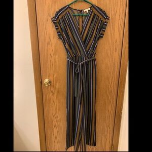 Striped jumpsuit